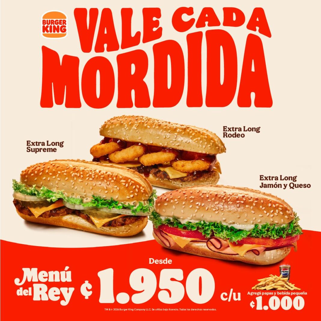Burger King® presenta los nuevos Extra Long: ¡vale cada mordida!