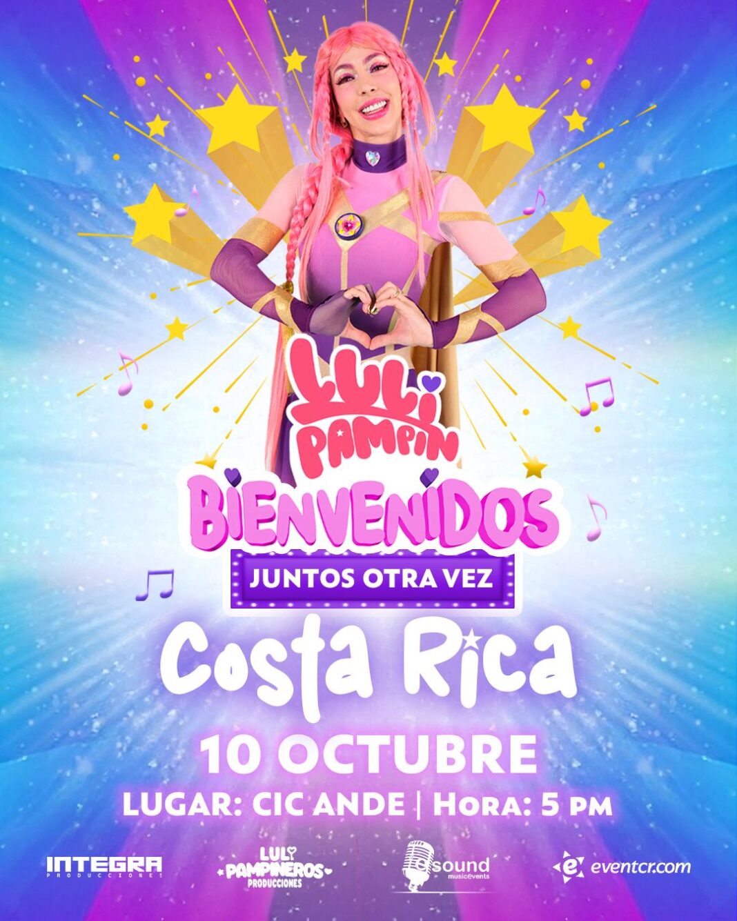 Por primera vez en Costa Rica: Luli Pampín Con Su Show ‘Juntos Otra Vez’
