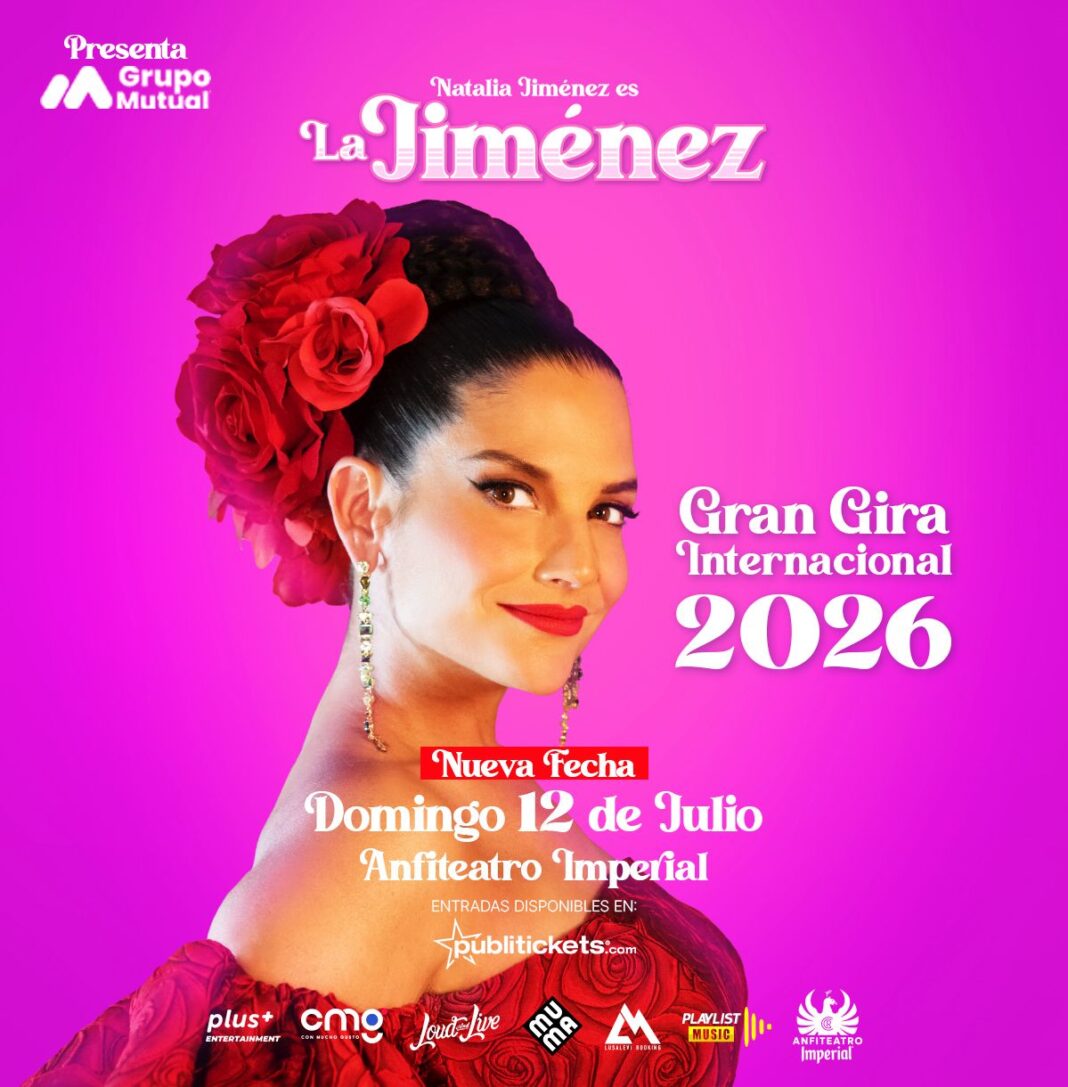 Plus Entertainment anuncia nueva fecha para el concierto de Natalia Jiménez en Costa Rica