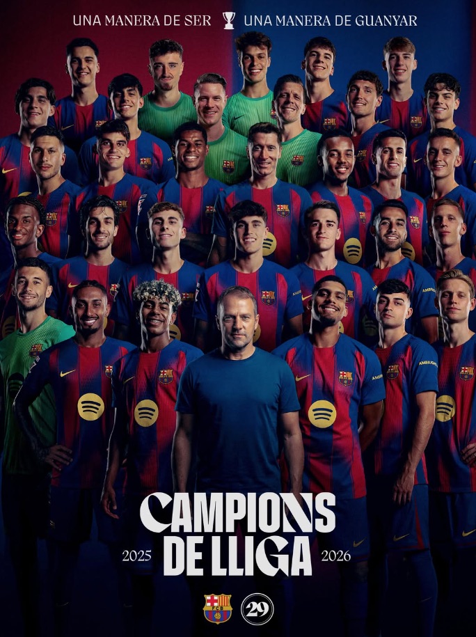 Barcelona se corona campeón de LaLiga 2026 y aumenta su legado en España
