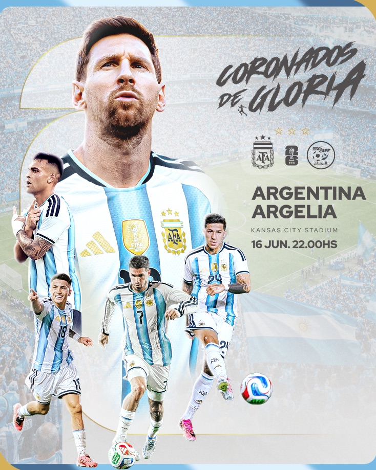 Argentina vs. Argelia EN VIVO: Hora y dónde ver en Costa Rica el partido del FIFA World Cup 2026™