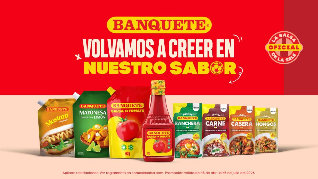 Banquete celebra la pasión por el fútbol con su campaña ‘Volvamos a creer en nuestro sabor’