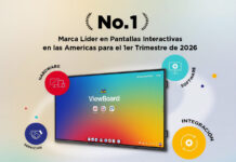 ViewSonic es la marca líder de pantallas interactivas en las Américas durante el primer trimestre de 2026