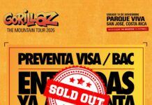 ¡Gorillaz arrasa en Costa Rica! Solo queda un 10% de entradas para su esperado concierto
