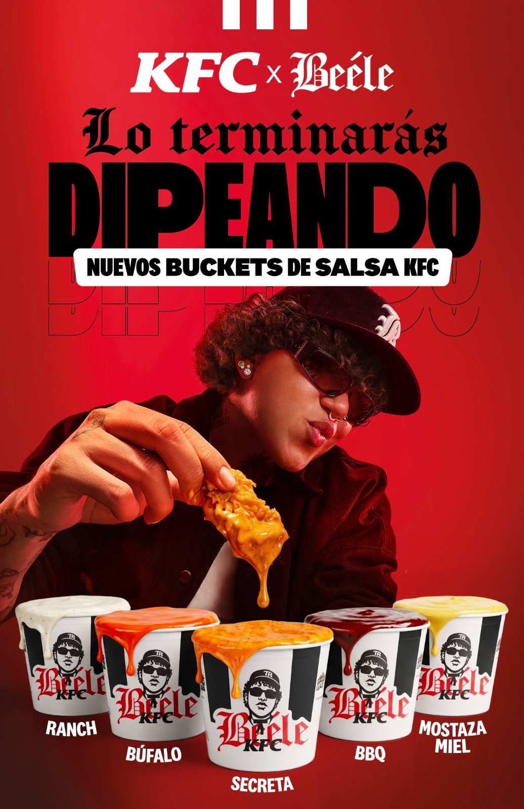 Beéle se une a KFC para lanzar en Costa Rica su edición especial de Buckets de Salsa para dipear