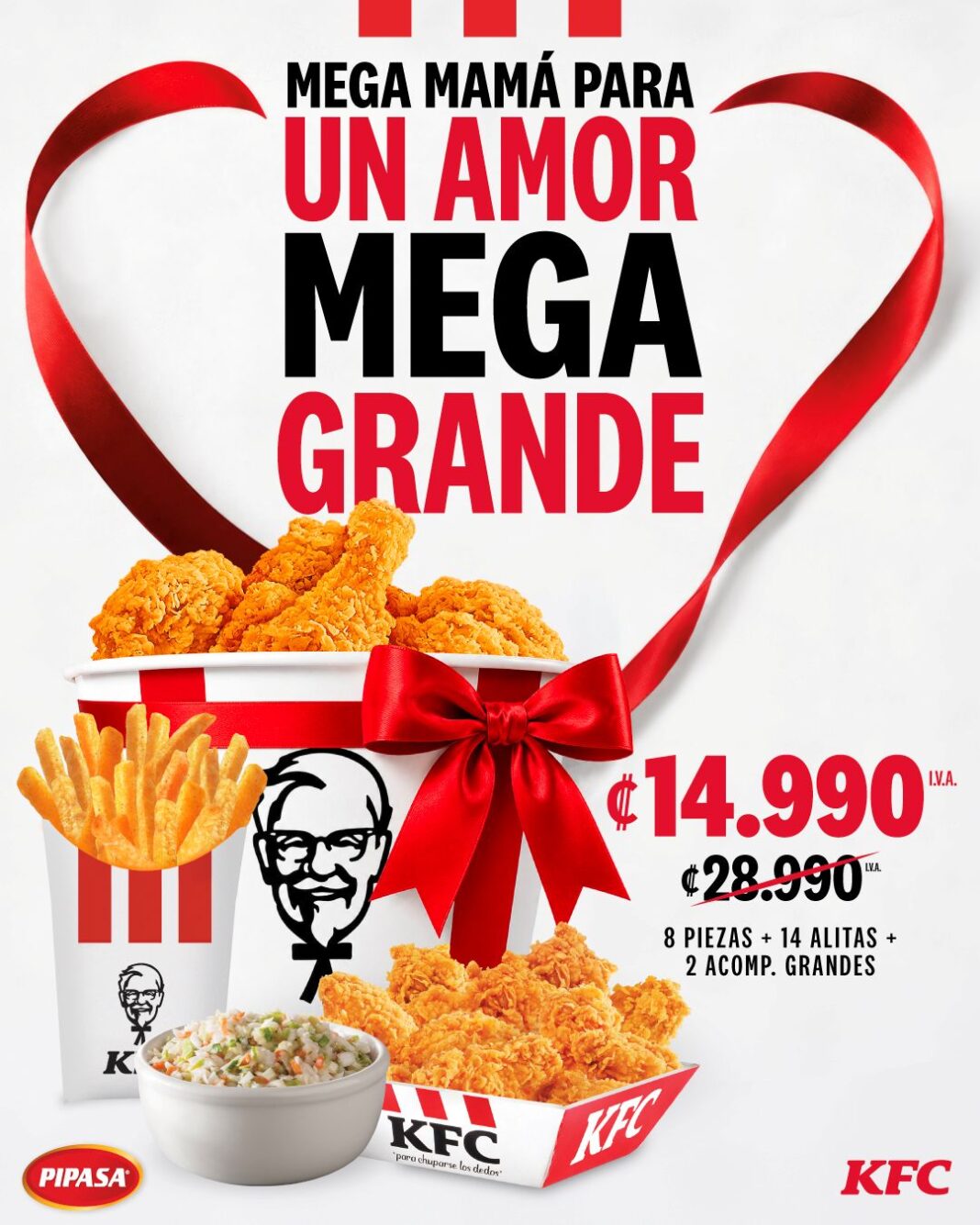 Día de la Madre se posiciona entre las fechas de mayor demanda para KFC Costa Rica