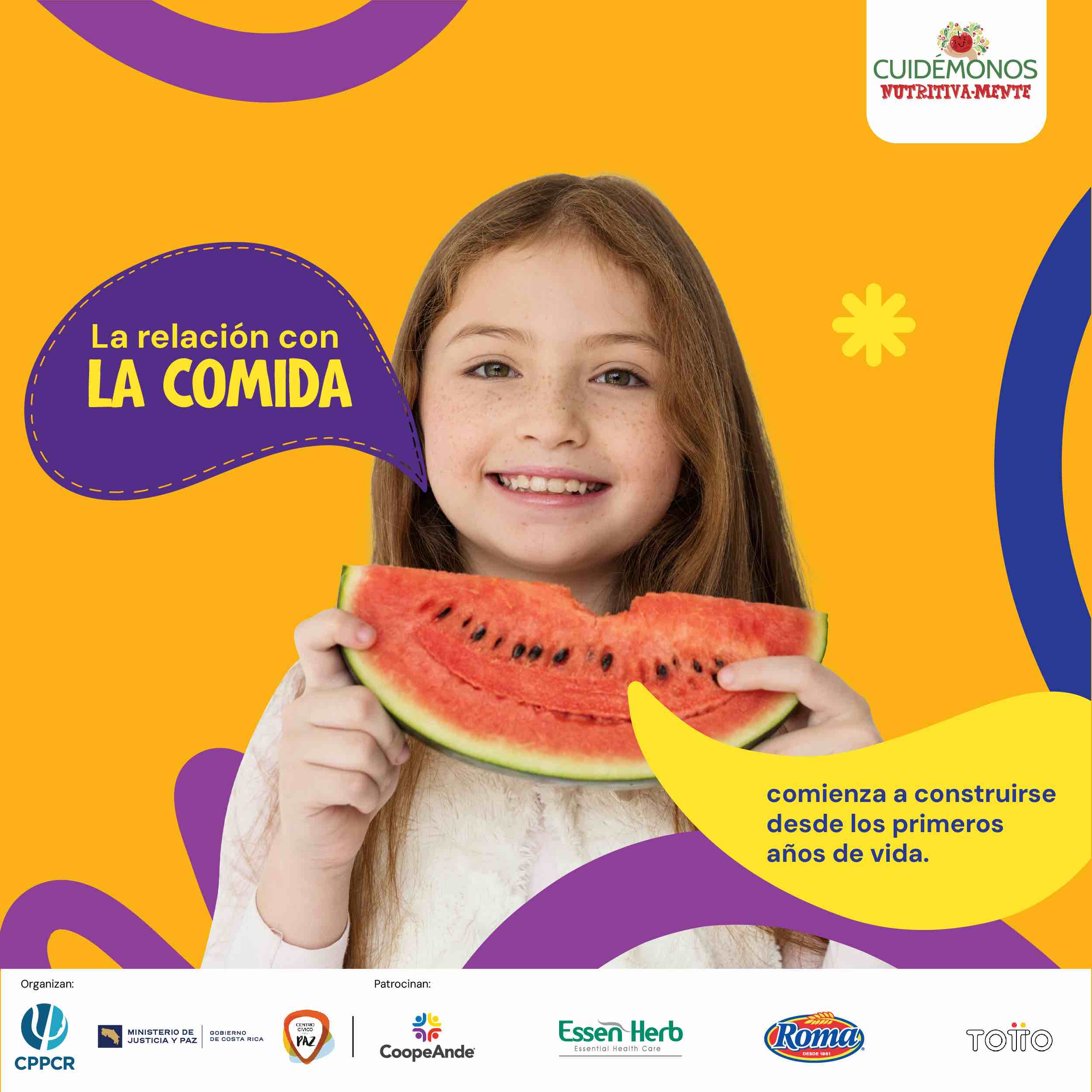 Lo que las niñas, niños y personas adolescentes aprenden en casa también les alimenta