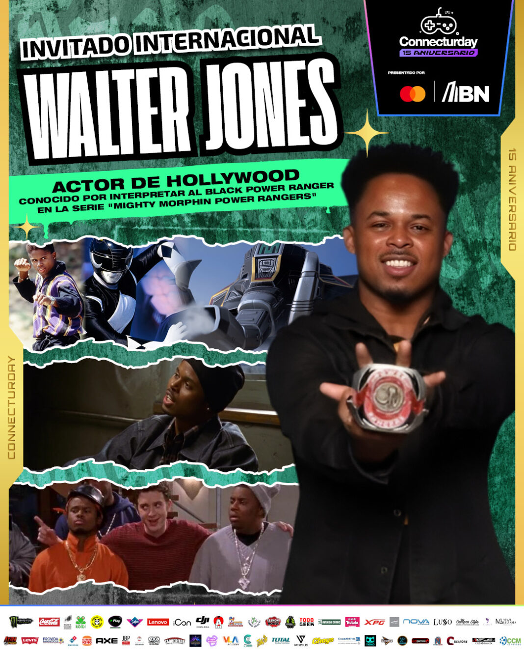 Zach Roerig, de The Vampire Diaries, y Walter Jones, el Black Ranger original de Power Rangers, llegan a Connecturday 2026