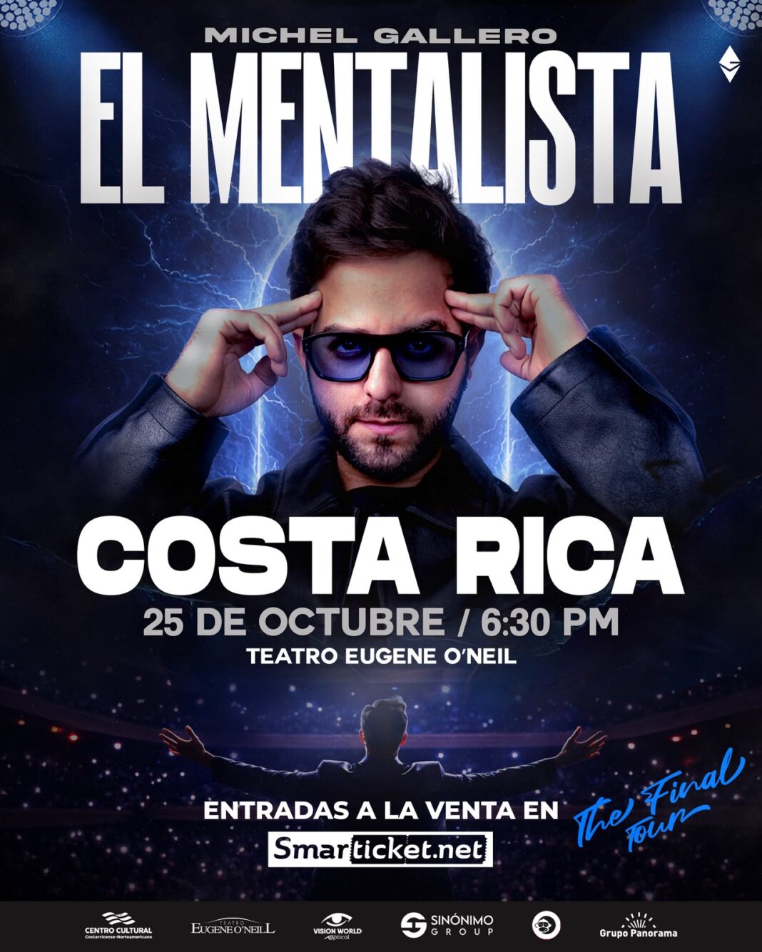 El Mentalista que ha sorprendido a grandes figuras del entretenimiento y el deporte vuelve a Costa Rica