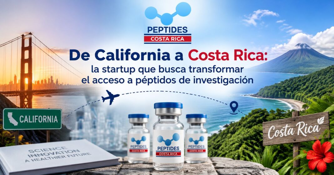 De California a Costa Rica: la startup que busca transformar el acceso a péptidos de investigación