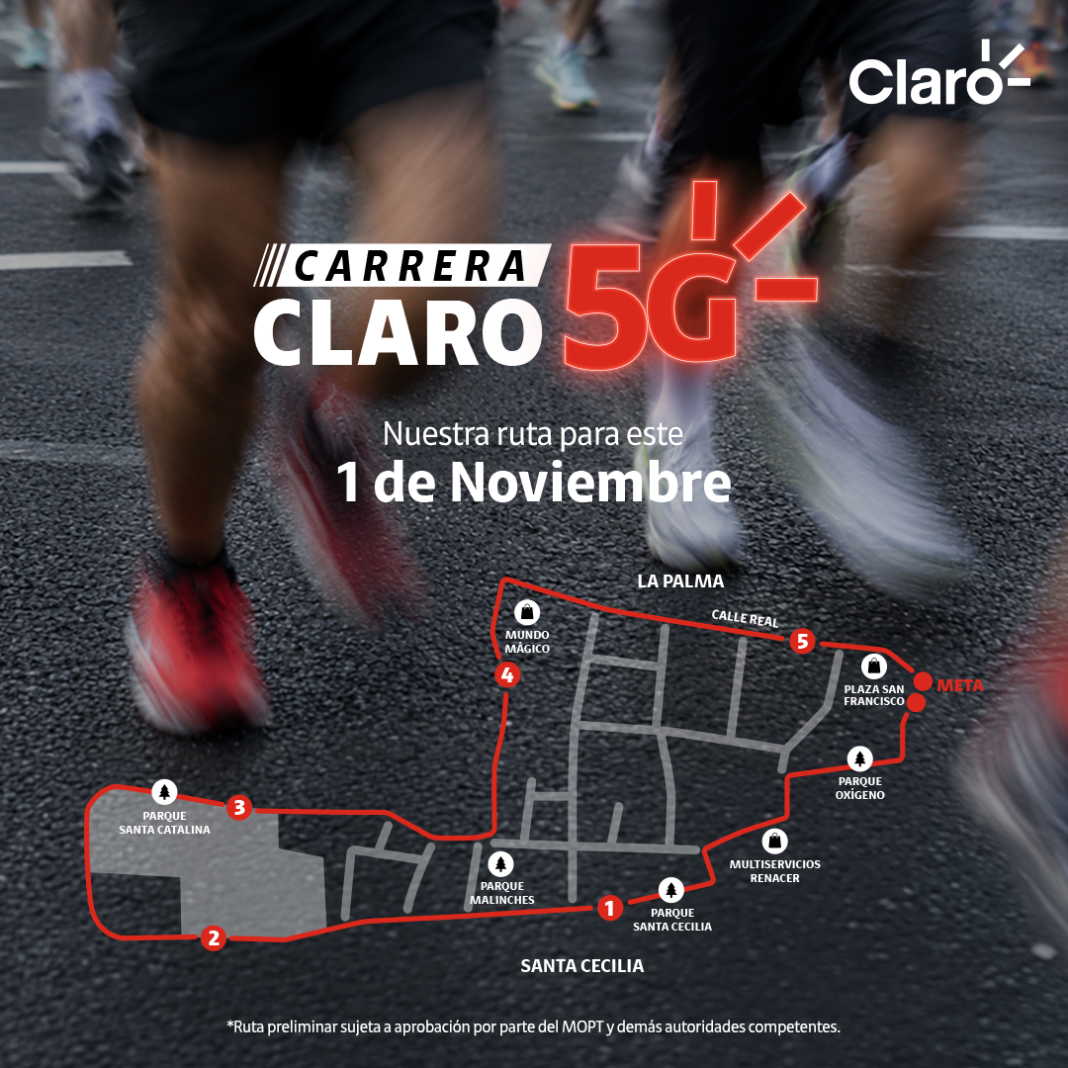Carrera Claro 5G llevará velocidad y deporte a Heredia