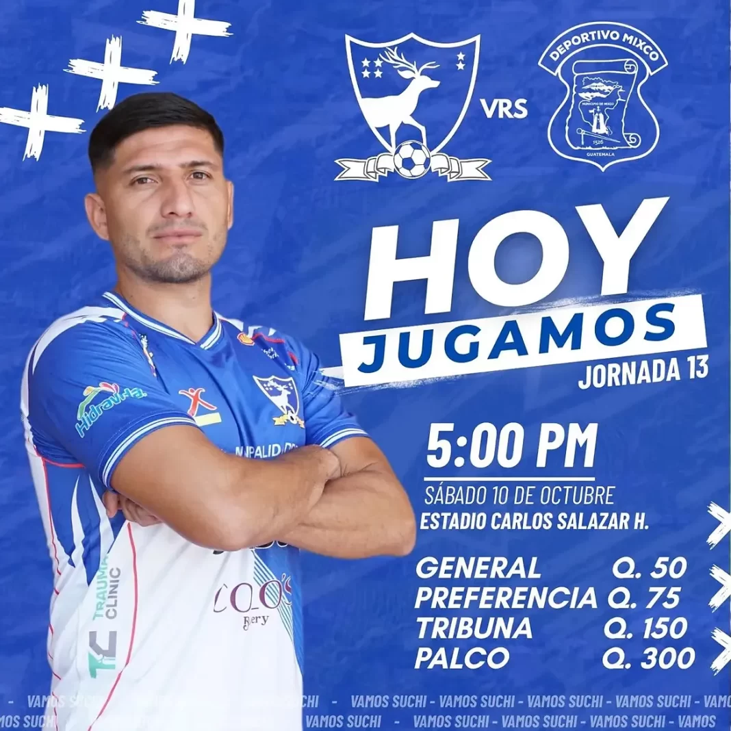 Suchitepéquez vs. Deportivo Mixco EN VIVO: hora y dónde ver el partido de la Liga Nacional de Guatemala