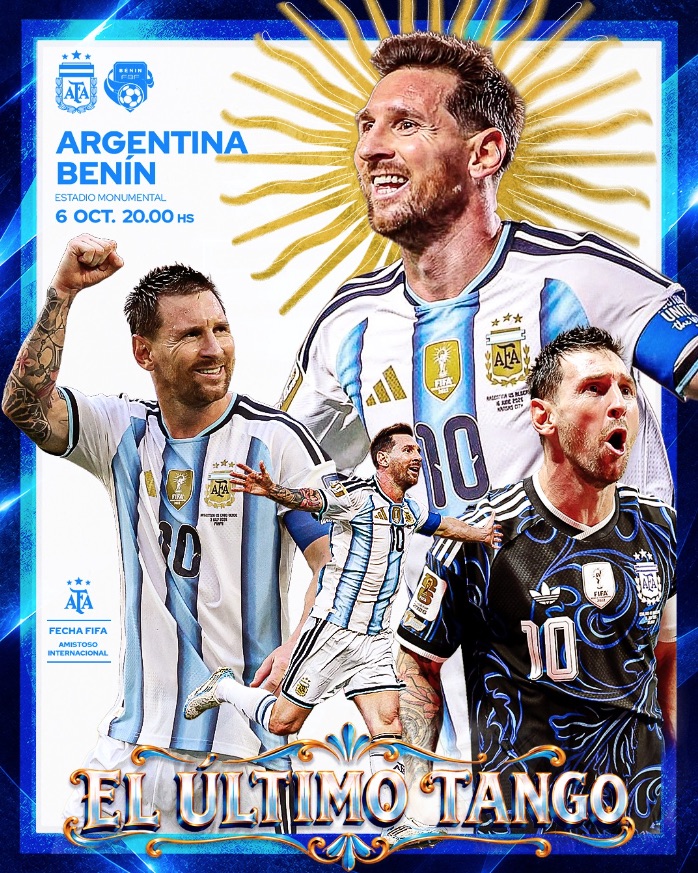 VER Argentina vs. Benín EN VIVO: hora y dónde ver la despedida de Leo Messi en Costa Rica