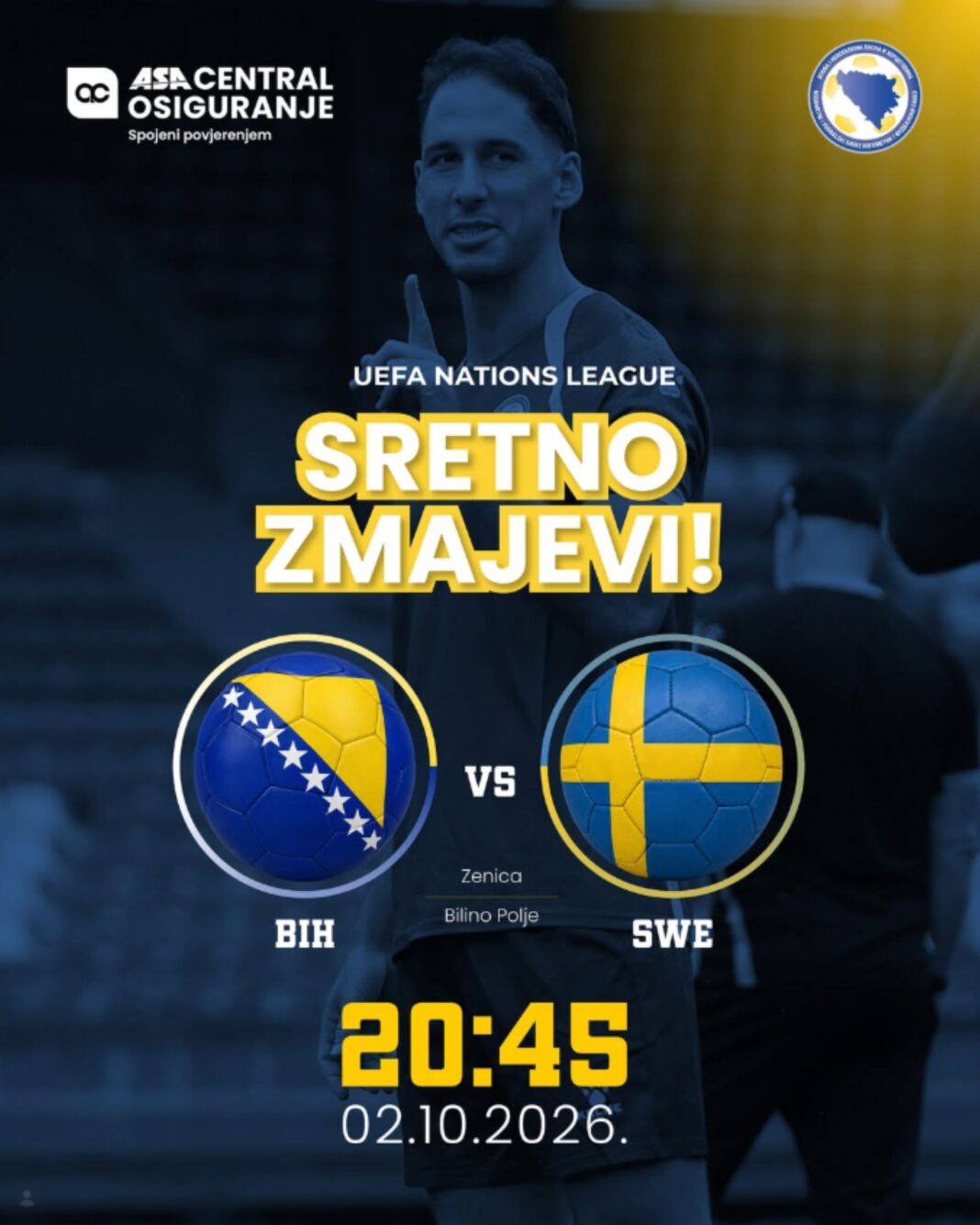 VER Bosnia y Herzegovina vs. Suecia EN VIVO por la Nations League 2026: hora y dónde ver