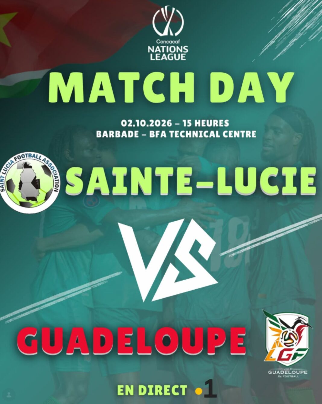 VER Santa Lucía vs. Guadalupe EN VIVO por la Nations League Concacaf 2026: hora y dónde ver