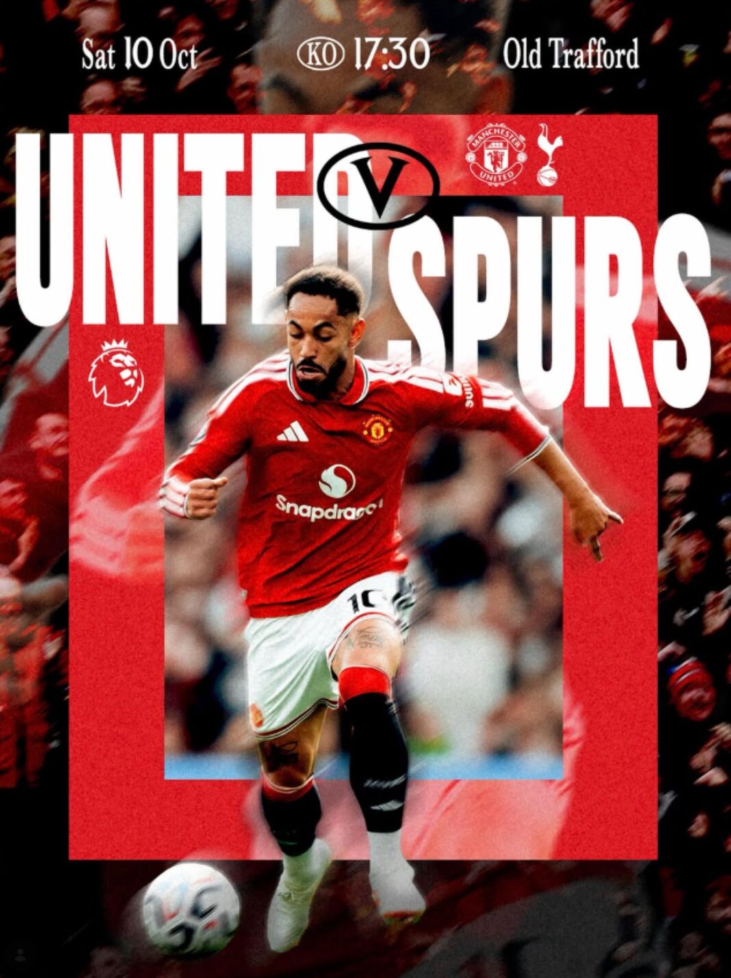 VER Manchester United vs. Tottenham EN VIVO por la Premier League 2026: hora y dónde ver
