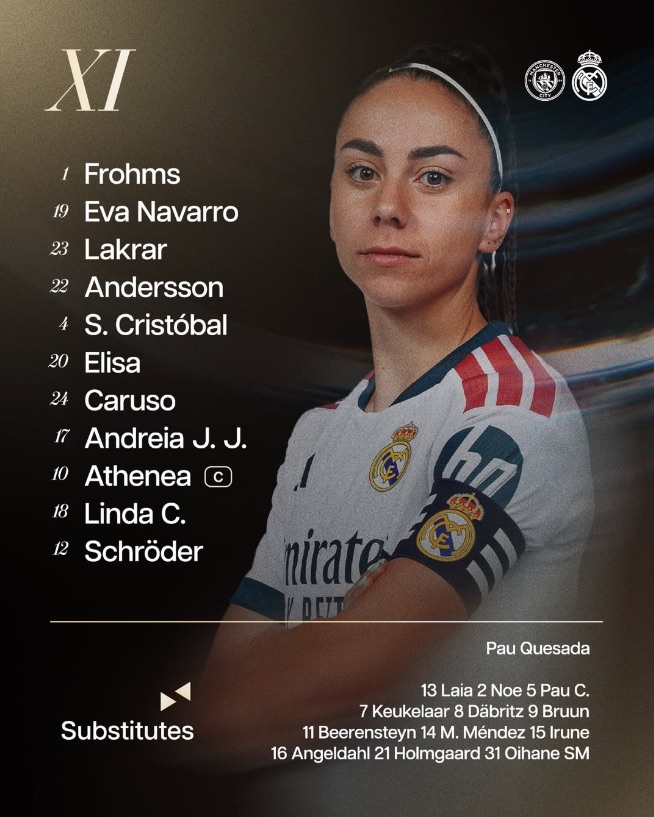 VER Manchester City vs. Real Madrid EN VIVO por la Champions Femenina 2026: hora y dónde ver