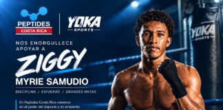 Peptides Costa Rica apuesta por el talento deportivo nacional con un acuerdo junto al boxeador Ziggy Myrie Samudio
