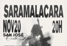 Saramalacara llega por primera vez a Costa Rica, con un show al Mercado La California